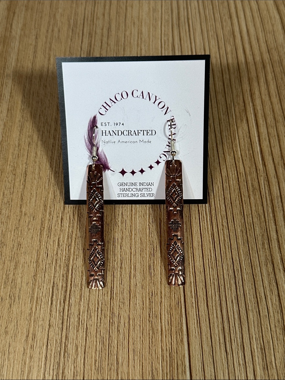 Chaco Canyon Handcrafted Sterling Silver Earrings